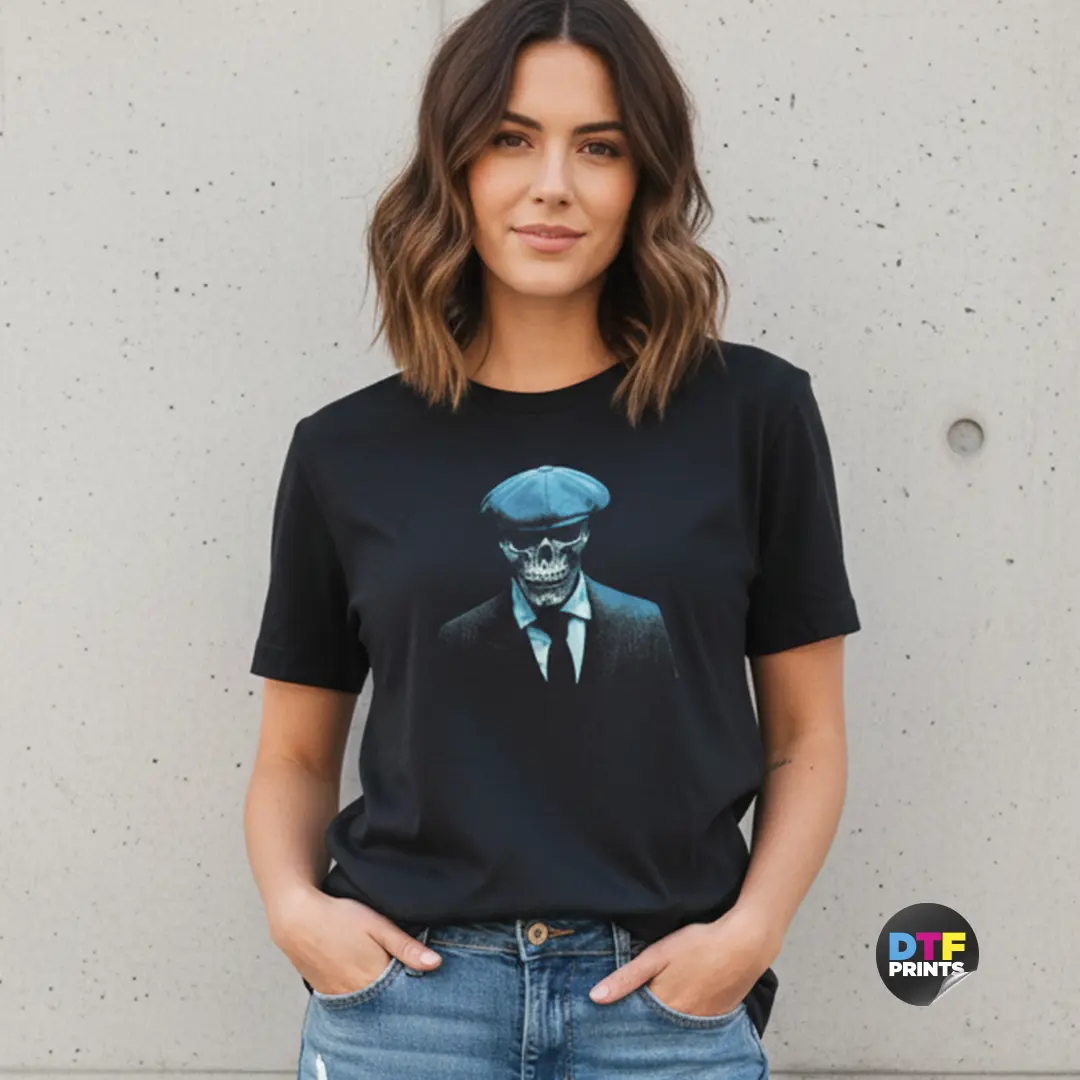 Ashes of a Gentleman DTF Printed T-Shirt on Black